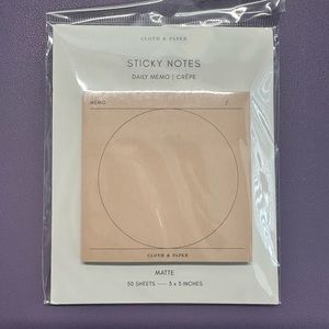 Cloth & Paper Functional Sticky Notes